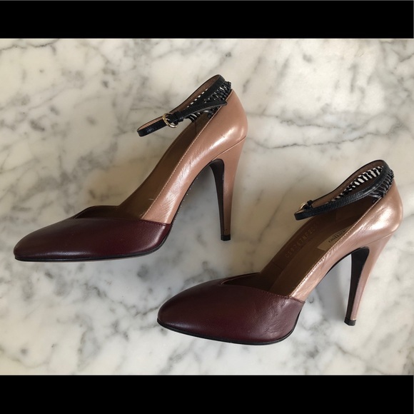 Valentino two-tone ankle strap pumps - Picture 2 of 8